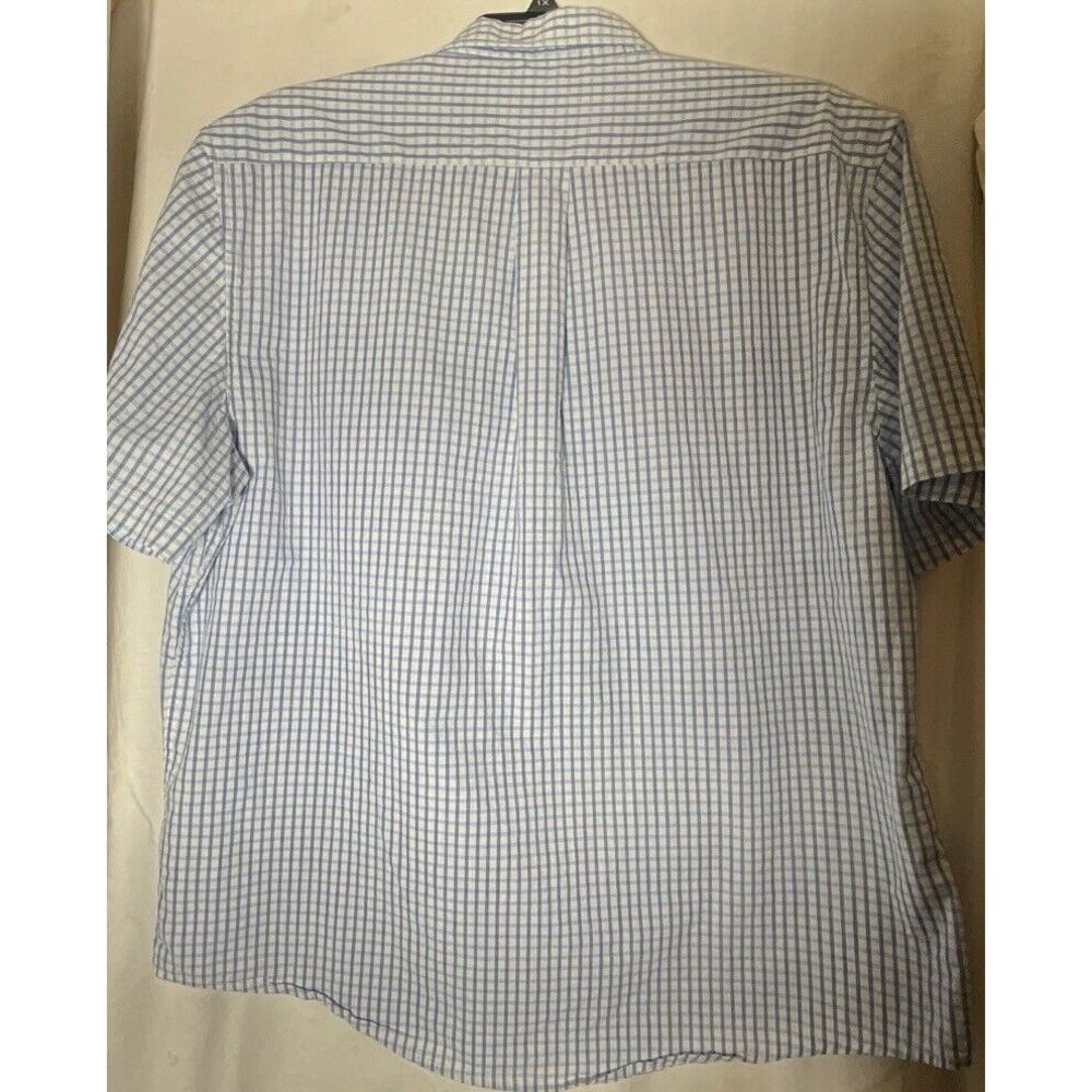 US POLO ASSN Blue Plaid Button Down Shirt - Men's Size 3X‎ - Picture 7 of 7